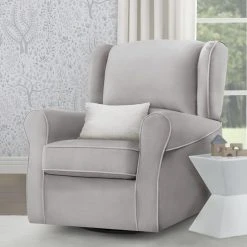 Delta Children Morgan Upholstered Glider Gliders & Rocking Chairs 18 Delta Children Morgan Upholstered Glider Gliders & Rocking Chairs