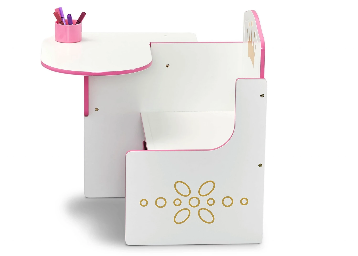 Delta Children Princess Crown Chair Desk With Storage Bin Activity Desks 5 Delta Children Princess Crown Chair Desk With Storage Bin Activity Desks