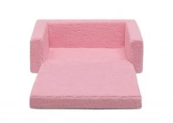 Delta Children Cozee Flip-Out Sherpa 2-in-1 Convertible Sofa To Lounger For Kids Kids’ Chairs