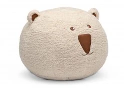 Delta Children Bear Plush Foam Pouf Ottoman
