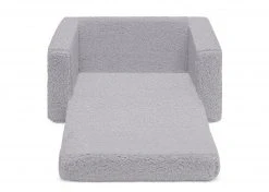 Delta Children Kids’ Chairs Cozee Flip-Out Sherpa 2-in-1 Convertible Chair To Lounger For Kids