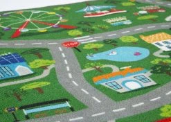 Delta Children Large Road Map Activity Rug For Girls And Boys - 54-inch L X 39-inch W