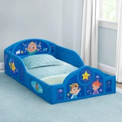 Delta Children CoComelon Sleep And Play Toddler Bed With Built-In Guardrails 10 Delta Children CoComelon Sleep And Play Toddler Bed With Built-In Guardrails