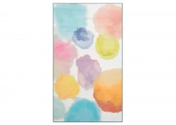 Delta Children Watercolor Rectangle Area Rug For Kids, 53-Inch X 59-Inch Rugs