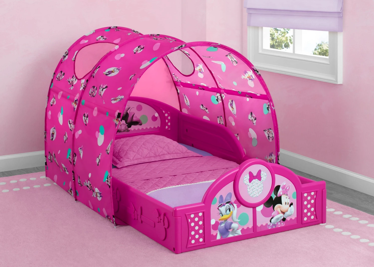 Delta Children Minnie Mouse Plastic Sleep And Play Toddler Bed With Canopy Toddler Beds 3 Delta Children Minnie Mouse Plastic Sleep And Play Toddler Bed With Canopy Toddler Beds