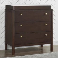Delta Children Remy 3 Drawer Dresser With Changing Top Dressers & Changing Tables