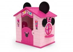 Delta Children Minnie Mouse Plastic Indoor/Outdoor Playhouse With Easy Assembly