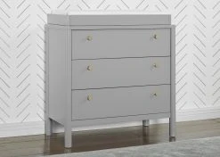 Delta Children Remy 3 Drawer Dresser With Changing Top Dressers & Changing Tables