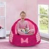 Delta Children Minnie Mouse Cozee Fluffy Chair, Toddler Size (for Kids Up To 6 Years Old)