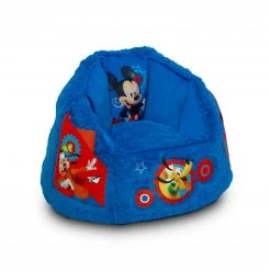 Delta Children Mickey Mouse Cozee Fluffy Chair, Toddler Size (for Kids Up To 6 Years Old)