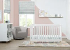 Delta Children What's New Over The Rainbow Hand-Tufted Wool Blend Area Rug 5x8