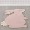Delta Children Hand-Tufted 100% Wool Bunny Rug