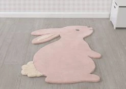 Delta Children Hand-Tufted 100% Wool Bunny Rug