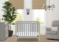 Delta Children Baby Cribs Gio Mini Crib With 2.75-Inch Mattress