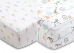 Delta Children Whimsical Dreams Fitted Crib Sheets - 2 Pack