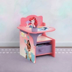 Delta Children Activity Desks Princess Chair Desk With Storage Bin