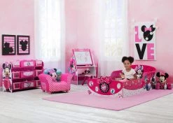 Delta Children Minnie Mouse Interactive Wood Toddler Bed Toddler Beds