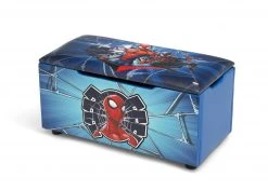 Delta Children Spider-Man Upholstered Storage Bench For Kids