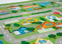 Delta Children Large Road Map Activity Rug For Girls And Boys - 54-inch L X 39-inch W