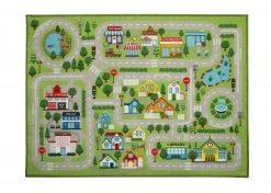Delta Children Large Road Map Activity Rug For Girls And Boys - 54-inch L X 39-inch W