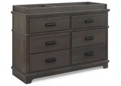 Simmons Kids Asher 6 Drawer Dresser With Changing Top Dressers & Changing Tables