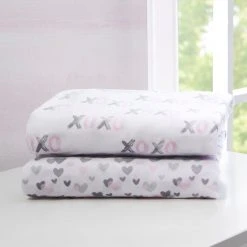 Delta Children Hearts N Kisses Fitted Crib Sheets - 2 Pack What's New