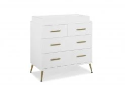 Delta Children Sloane 4 Drawer Dresser With Changing Top Dressers & Changing Tables