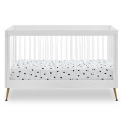 Delta Children Sloane 4-in-1 Acrylic Convertible Crib What's New