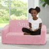Delta Children Personalization Personalized Cozee Flip-Out Sherpa 2-in-1 Convertible Sofa To Lounger For Kids 2 Delta Children Personalization Personalized Cozee Flip-Out Sherpa 2-in-1 Convertible Sofa To Lounger For Kids