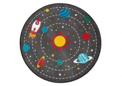 Delta Children Outer Space Round Area Rug For Kids, 39-Inch Rugs