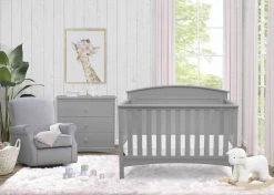 Delta Children Archer 4-in-1 Convertible Crib Baby Cribs