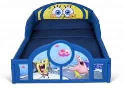 Delta Children SpongeBob SquarePants Plastic Sleep And Play Toddler Bed Toddler Beds