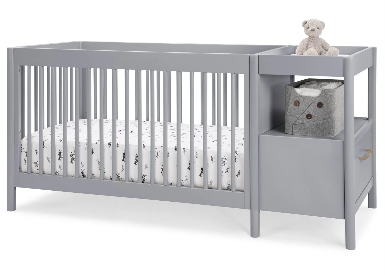 Delta Children Baby Cribs Zoe 5-in-1 Convertible Crib And Changer 5 Delta Children Baby Cribs Zoe 5-in-1 Convertible Crib And Changer