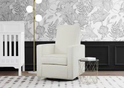 Delta Children Skye Nursery Glider Swivel Chair With LiveSmart Fabric Gliders & Rocking Chairs