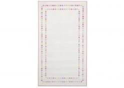 Delta Children Pearl Dot Rectangle Area Rug For Kids, 53-Inch X 59-Inch Rugs