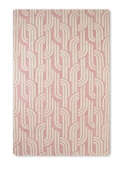 Delta Children What's New Rose Links Hand-Tufted Wool Blend Area Rug 5x8