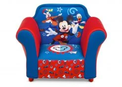 Delta Children Mickey Mouse Kids Upholstered Chair With Sculpted Plastic Frame