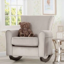 Delta Children Lancaster Rocking Chair Featuring LiveSmart Fabric By Culp