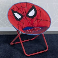Delta Children Spider-Man Saucer Chair For Kids/Teens/Young Adults