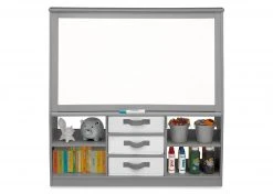 Delta Children At-Home Artist Center – Deluxe Double-Sided Easel & Storage Unit