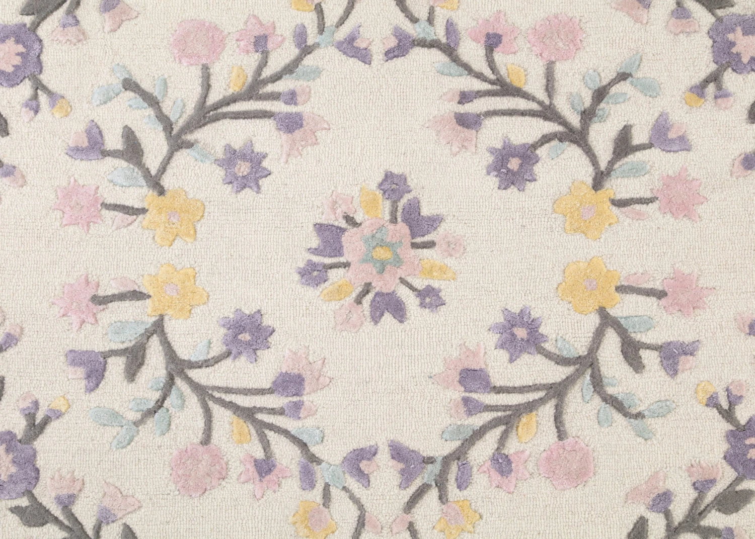 Delta Children Floral Garden Hand-Tufted Wool Blend Area Rug 5x8 What's New 6 Delta Children Floral Garden Hand-Tufted Wool Blend Area Rug 5x8 What's New