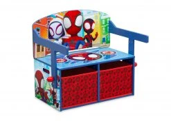 Delta Children Book & Toy Storage Spidey And His Amazing Friends Activity Bench