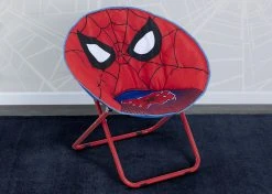 Delta Children Spider-Man Saucer Chair For Kids/Teens/Young Adults