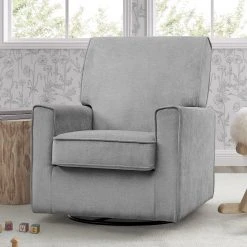 Delta Children Sophie Nursery Glider Swivel Chair With LiveSmart Fabric