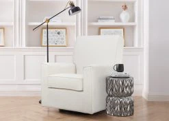 Delta Children Sophie Nursery Glider Swivel Chair With LiveSmart Fabric