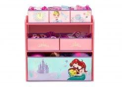 Delta Children Storage Princess 6 Bin Design And Store Toy Organizer