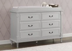 Simmons Kids Juliette 6 Drawer Dresser With Changing Top Dressers & Changing Tables