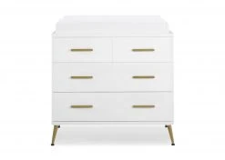 Delta Children Sloane 4 Drawer Dresser With Changing Top Dressers & Changing Tables