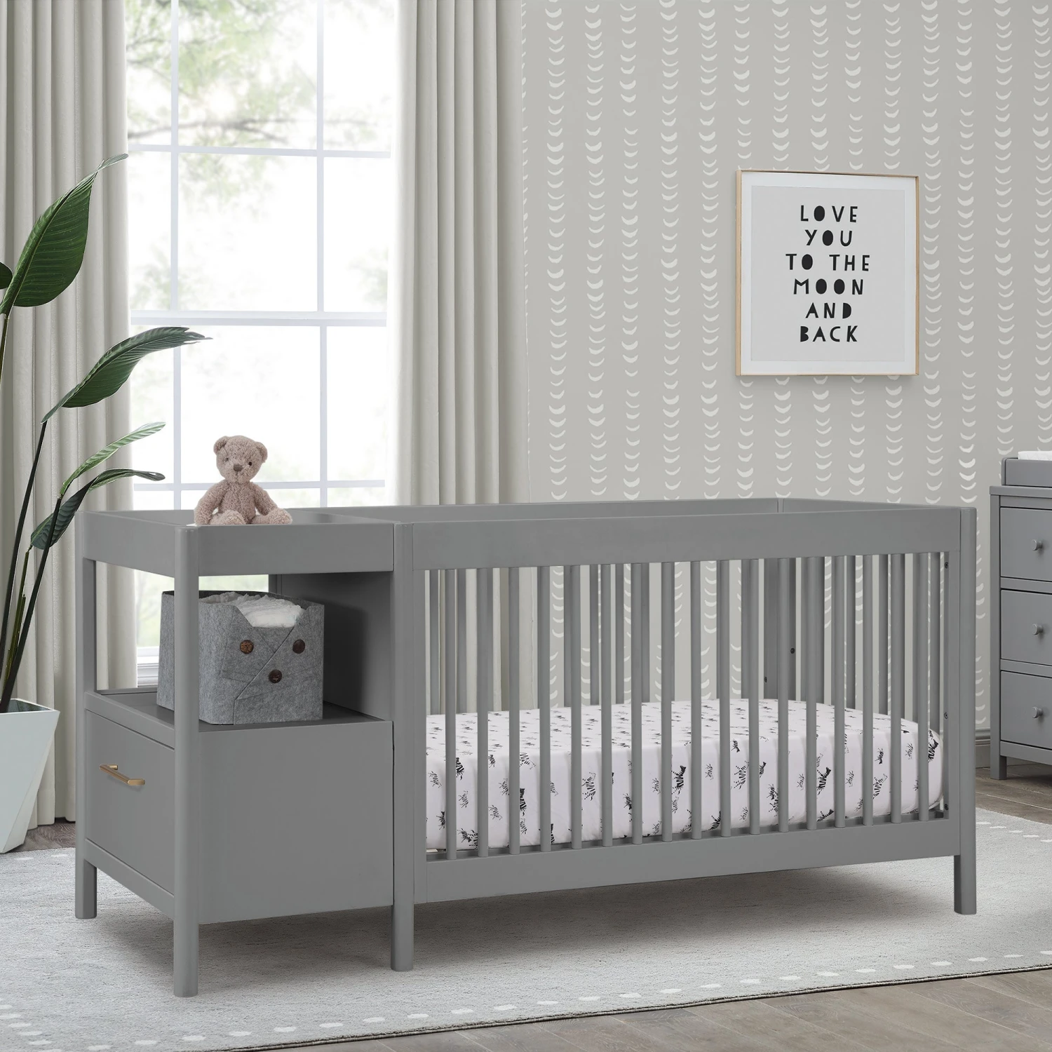Delta Children Baby Cribs Zoe 5-in-1 Convertible Crib And Changer 11 Delta Children Baby Cribs Zoe 5-in-1 Convertible Crib And Changer