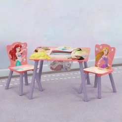 Delta Children Princess Table And Chair Set With Storage Table & Chair Sets